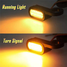 Load image into Gallery viewer, 2X Chrome LED Turn Signal Indicator Running Light Fit For Harley Touring Softail