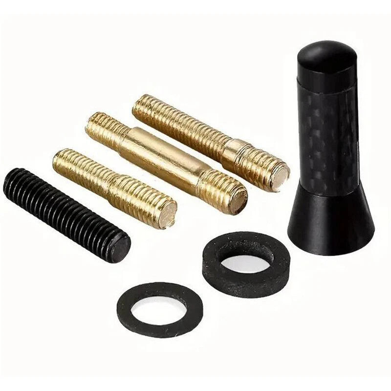 1.4" Universal Car Antenna Stub Black AM Radio FM Signal Aerial Bee Sting NEW ST