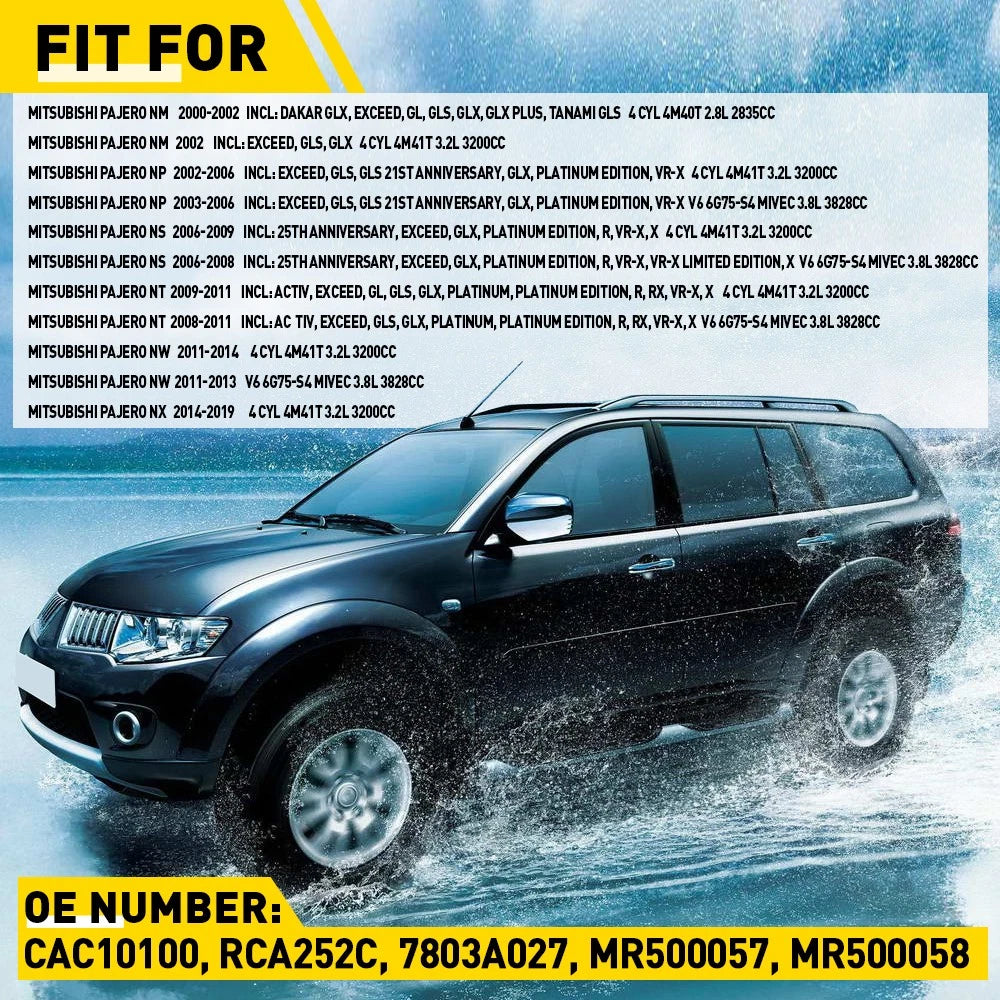 Carbon Cabin Air Filter for Mitsubishi Pajero NM NP NS NT NW NX 2000-2019