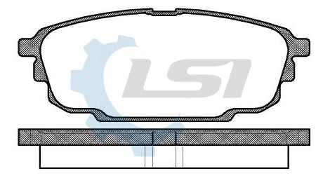 Rear Brake Pads and Disc Rotors set for Ford Laser KQ 2.0 SR2 2001-2002
