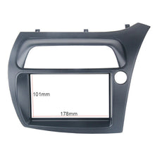 Load image into Gallery viewer, Car Radio Facia Panel Double 2 Din Dash Trim Fascia Kit for Honda CIVIC 2006-11