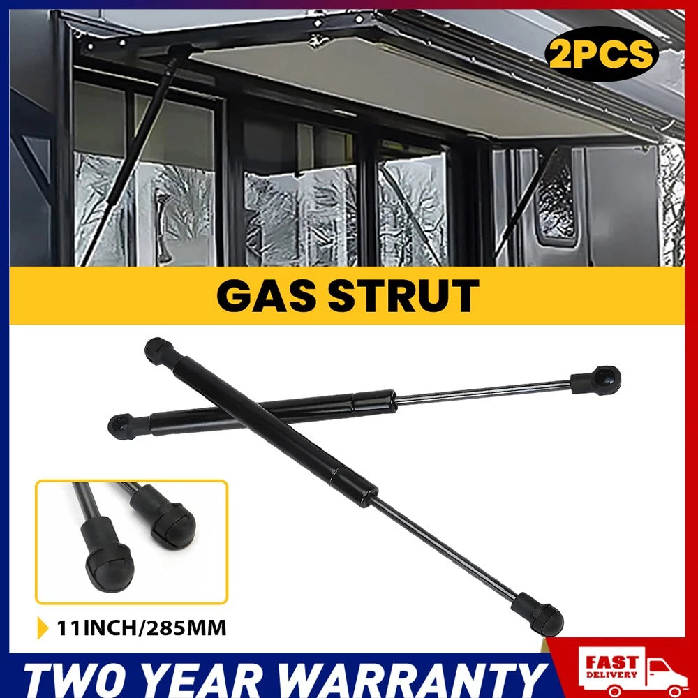 2 x NEW Gas Struts suit ARB Canopy SIDE window 285mm long 007115 6603030 AU