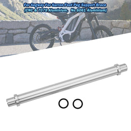 Silver 7075 Aluminum Foot Peg Support Brace for Sur-Ron Light Bee for Segway ST