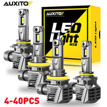 Load image into Gallery viewer, 4-40x HB3 9005 H8 H9 H11 LED Headlight Bulbs High Power 16000LM 6500K White