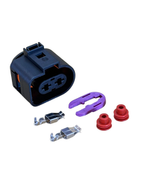 2 Pins Connector Plugs fits Volkswagen Audi 1J0973752