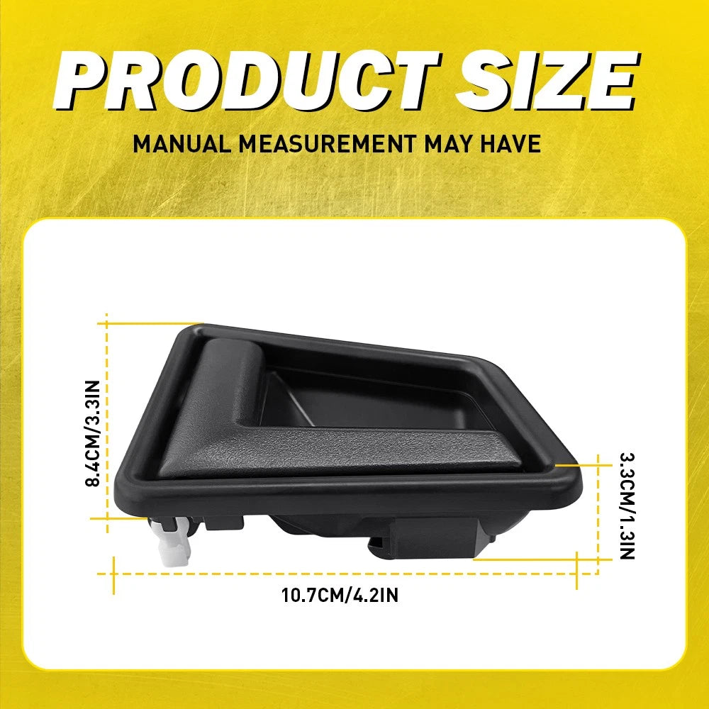 2x FRONT/REAR RH/LH Inner Door Handle Satin for 1991-1997 Suzuki Vitara SE416