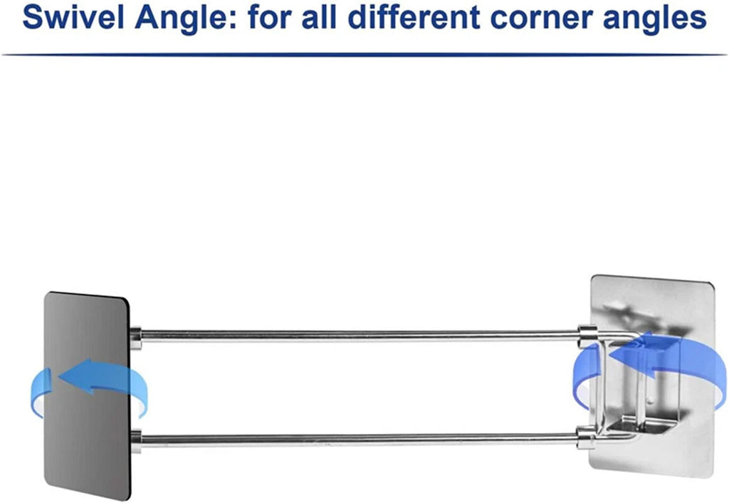Camper RV Shower Corner Storage Bar Adjustable for Trailers Campers Bathroom ST