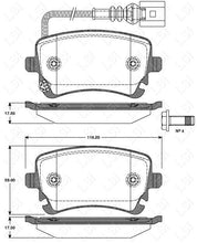 Load image into Gallery viewer, Full Set Front Rear Heavy Duty Brake Pads Disc Rotor for VW Transporter T5 04-18