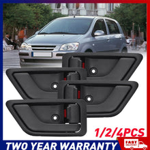 Load image into Gallery viewer, 1/2/4X Left Right Textured Black Inner Door Handle for Hyundai Getz TB 02-11 A