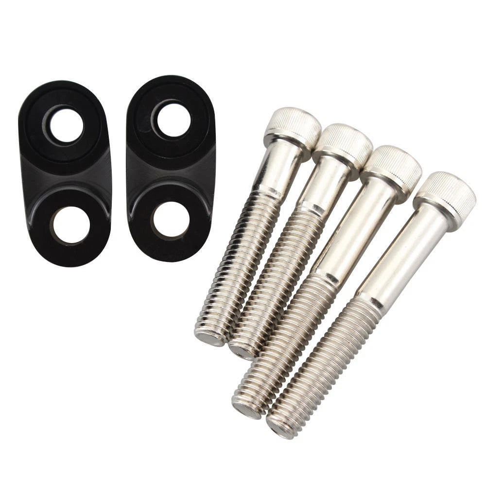 2x Turn Signal Relocation Bracket Kits For 39mm 49mm Sportster FXR Dyna Glide ST