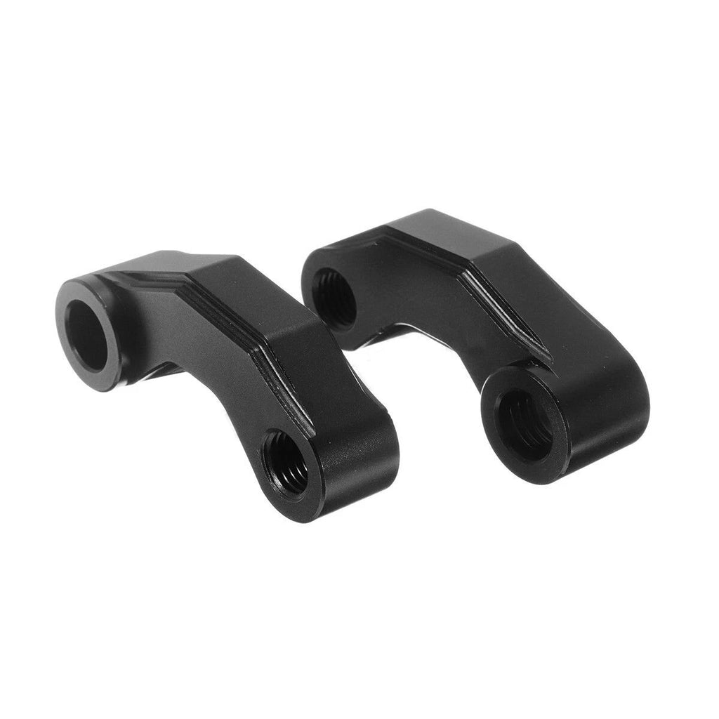 Black CNC Aluminum Alloy 10mm Motorcycle Mirror Mount Riser Extender Adaptor ST