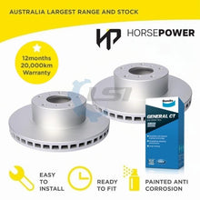 Load image into Gallery viewer, Front Bendix Brake Pads and Disc Rotors for Holden CREWMAN VY VZ S SS 2WD 03-