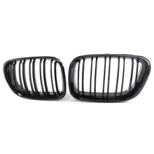 Load image into Gallery viewer, Gloss Black Dual Slat Front Kidney Grill Grilles For BMW X5 E53 2000-2003 01 02