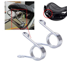 Load image into Gallery viewer, Solo Seat Springs 3" Chrome Plated For Motorcycle Custom and Bobbers