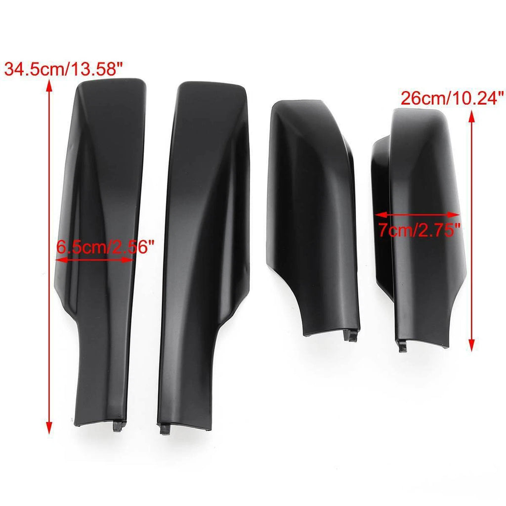 Black Roof Rack Cover Rail End Cap Replace for Toyota for RAV4 XA30 06-12