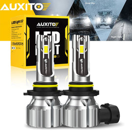 2PCS Fanless 9006 HB4 LED Headlight Globes Kit 6500K Bulbs White 9-18V 23000LM