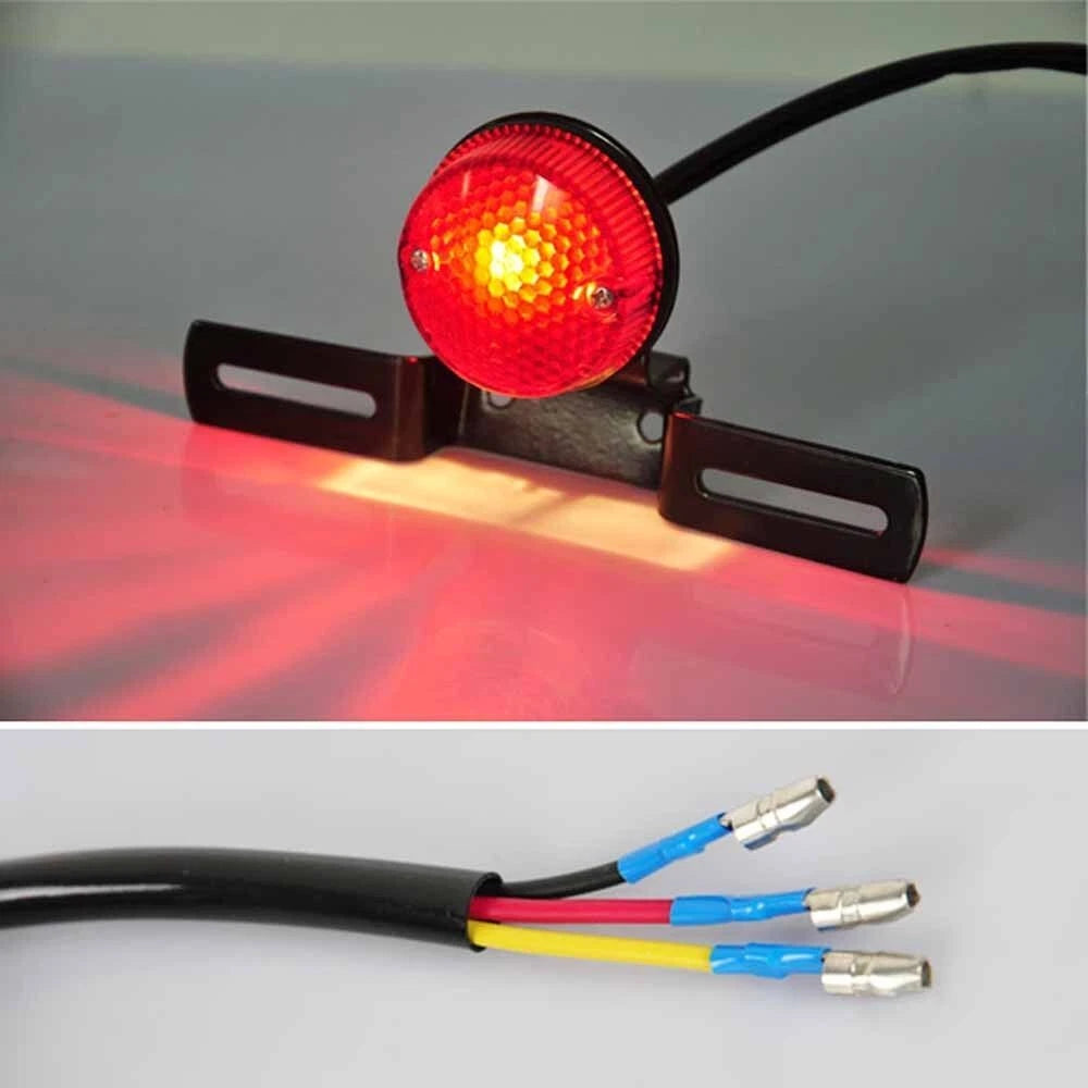 Motorcycle Rear license Tail Brake Stop Light For Harley Chopper Custom Bobber S