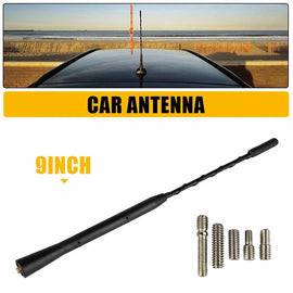 Car Roof Antenna Aerial Mast Rod Whip Signal Stereo Amplified Radio Universal 9”