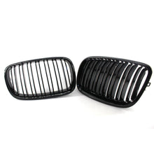 Load image into Gallery viewer, For BMW X5 X6 E70 E71 07-13 Front Grille Grill Kidney Cover Vent Gloss Black ST