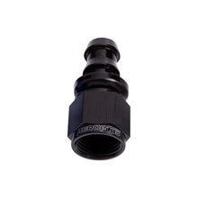 Load image into Gallery viewer, Aeroflow AF401-04BLK Straight Push Lock End -4AN Black No Clamp Required AF40...