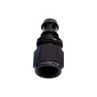 Aeroflow AF401-04BLK Straight Push Lock End -4AN Black No Clamp Required AF40...