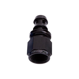 Aeroflow AF401-04BLK Straight Push Lock End -4AN Black No Clamp Required AF40...