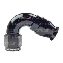 Load image into Gallery viewer, Raceworks Teflon Hose Fitting An-4 120 Deg