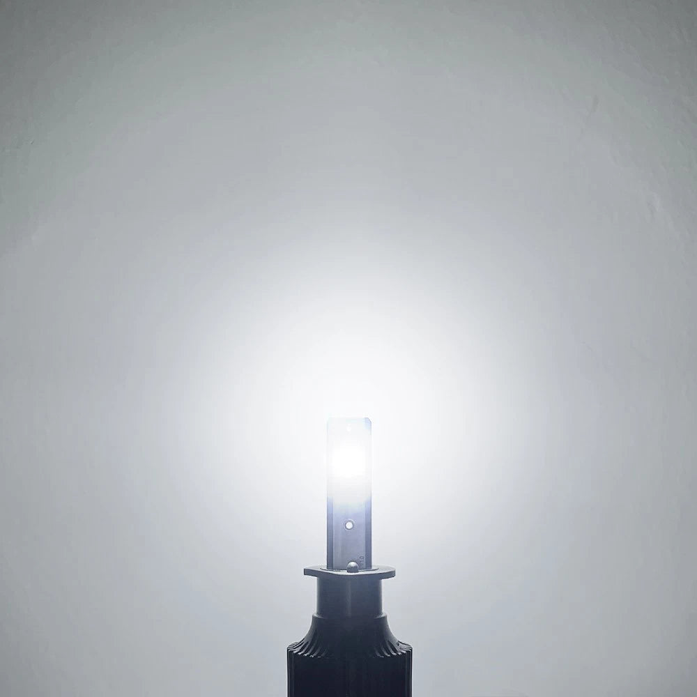 AUXITO H1 LED White 6000k Car Headlight Bulbs Globes Light Lamp Bulbs 16000LM