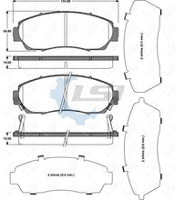 Load image into Gallery viewer, Front Bendix Brake Pads and Disc Rotors Set for Honda CRV 2.4 RE4 2007-2012