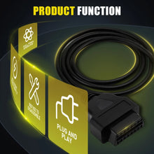 Load image into Gallery viewer, Diagnostic Tools 16 Pin OBD2 To USB Port Charger Adapter Cable Connector Brand