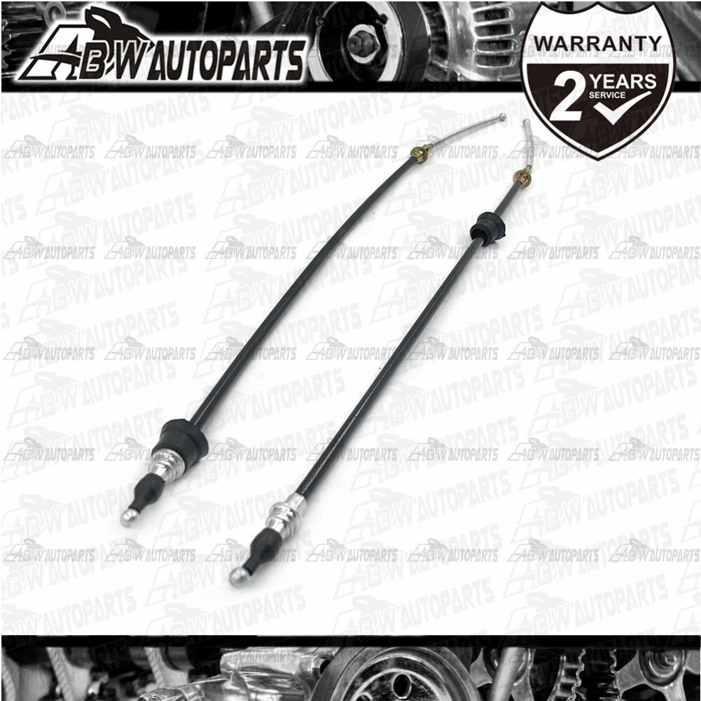 Pair Hand Brake Cable Holden HQ HJ HX HZ Rear Drum Sedan Wagon Coupe 1970-1980