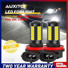 Load image into Gallery viewer, 2x H11 12V 30W Xenon White 6500k Halogen Blue Head Car Light Lamp Globes Bulbs