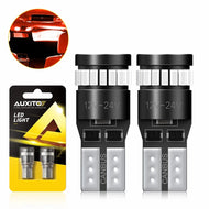 2x Red T10 194 168 LED Bulbs 12-24V CANBUS Interior & Parking Lights