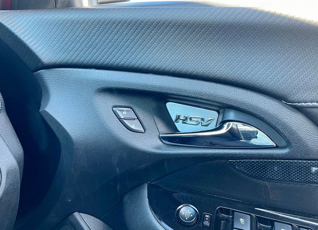 INTERIOR FRONT DOOR HANDLE INSERT BADGE FOR HOLDEN VF HSV COMMODORE sedan /ute