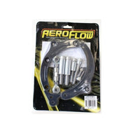 Aeroflow AF64-4003BLK BBC Alternator Bracket Low Mount Black