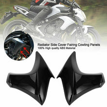 Load image into Gallery viewer, Radiator Side Cover Fairing Cowling Panels for Kawasaki ER6N 2012-2016 Black ST