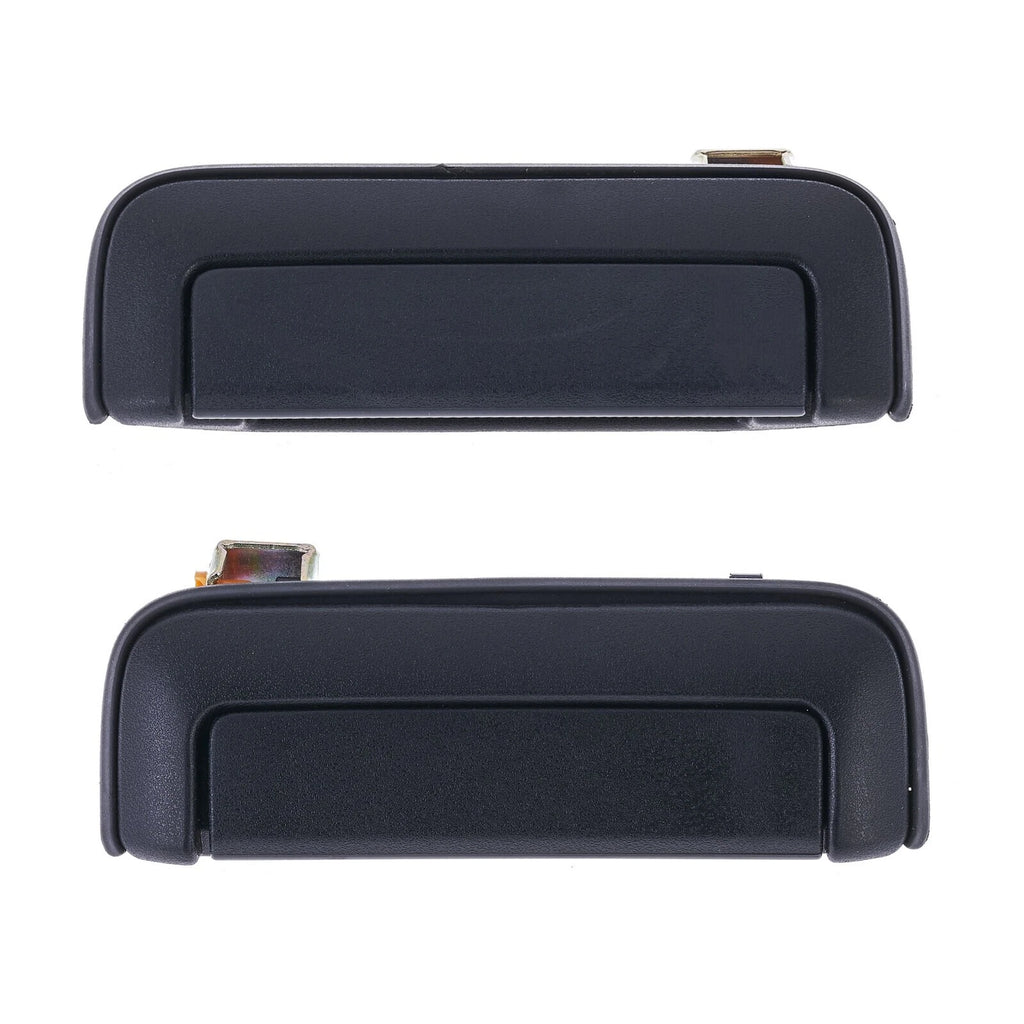 Door Handle Outer for Mitsubishi Triton 96-07 Set of 2 Black FRONT LH+RH