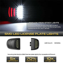 Load image into Gallery viewer, LED License Plate Light Red DRL Tube For Chevy Silverado Tahoe for Sierra 1500
