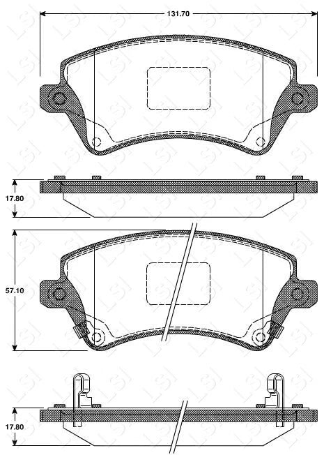 Front and Rear Full Set Brake Pads Disc Rotor for COROLLA ZZE122 02-05 VIN:AHT