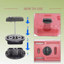 Load image into Gallery viewer, Jerry Can Fuel Container Red 30L With Mount Locks Holder Spare 4WD 4X4