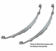 Load image into Gallery viewer, 4 Leaf Eye to Eye Springs Trailer Parts One Pair Dacromet Galvanised 1100kg pair