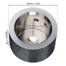 Load image into Gallery viewer, Chrome Front Axle Nut Covers Cap Kit For Harley Sportster 883 1200 Road King ST