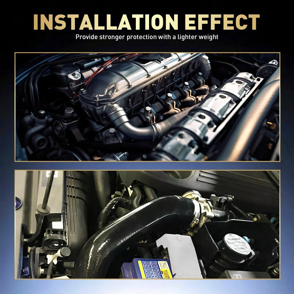 2x Intercooler Air Hose Cold & Hot Side For Mitsubishi Triton MQ MR Pajero Sport