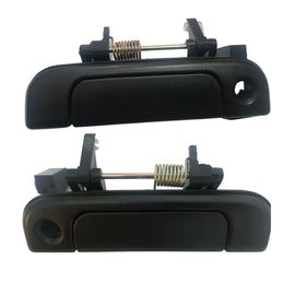 2pc Front Left & Right Outer Door Handle Black For Toyota Hiace RZH 1989 -2005