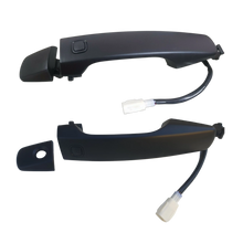 Load image into Gallery viewer, Door Handle Outer for Toyota Landcruiser 07-21 Set 2 Black FRONT LH+RH W/Sensor