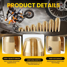 Load image into Gallery viewer, 14 x Motorcycle Brass Reusable Wheel Spoke Balance Weights Refill Kits Dirt Bike