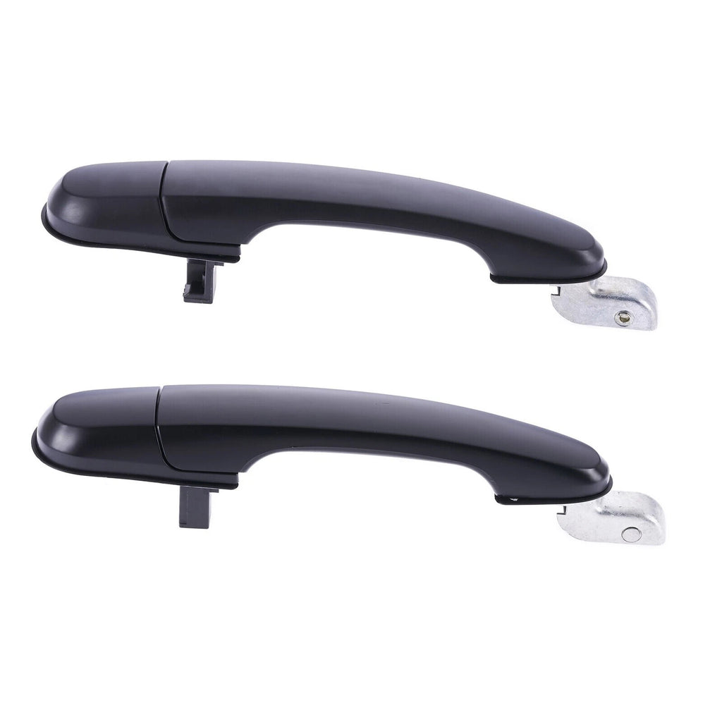 4pc Front Rear Left & Right Outer Door Handle Black for Hyundai Tucson JM 04 -10
