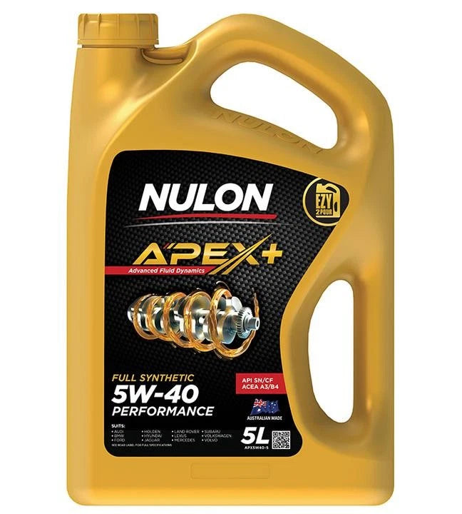 Nulon APEX+ 5W-40 Performance Engine Oil 5L Full Synthetic APX5W40-5