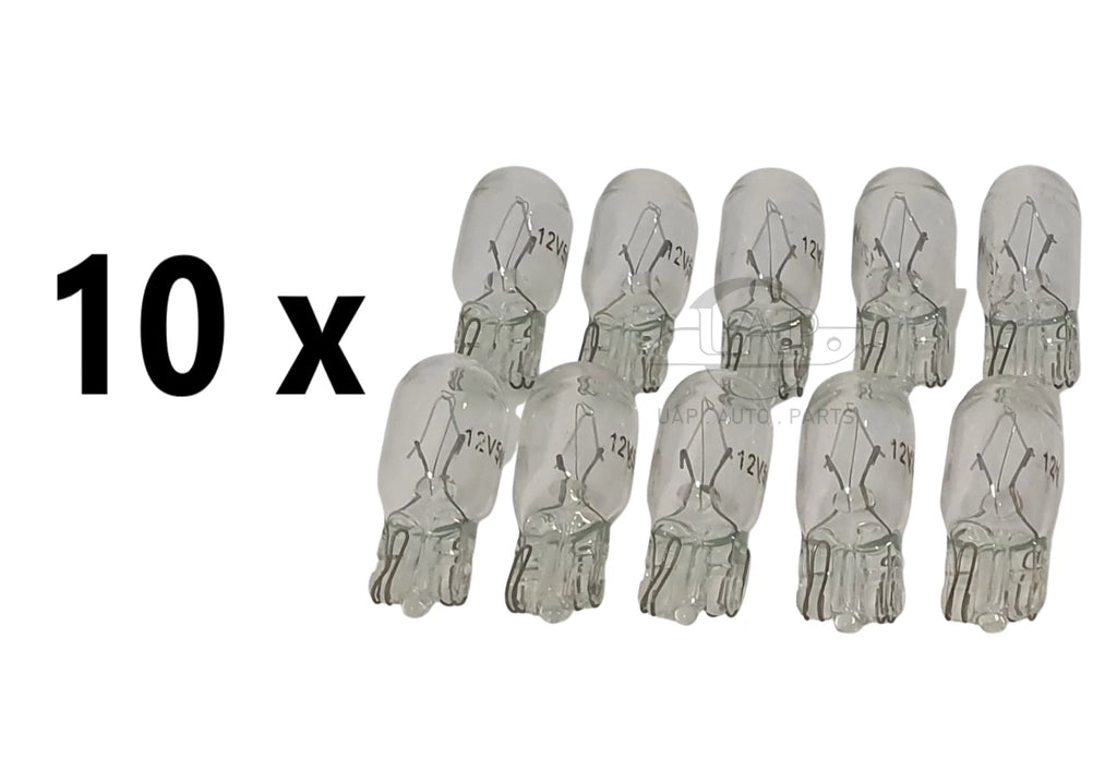 T10 W5W MICHIBA Halogen Globe 12V 5W For Interior Rego Light Park Lamp x100pc