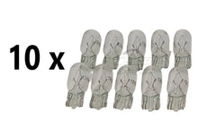 Load image into Gallery viewer, T10 W5W MICHIBA Halogen Globe 12V 5W For Interior Rego Light Park Lamp x100pc